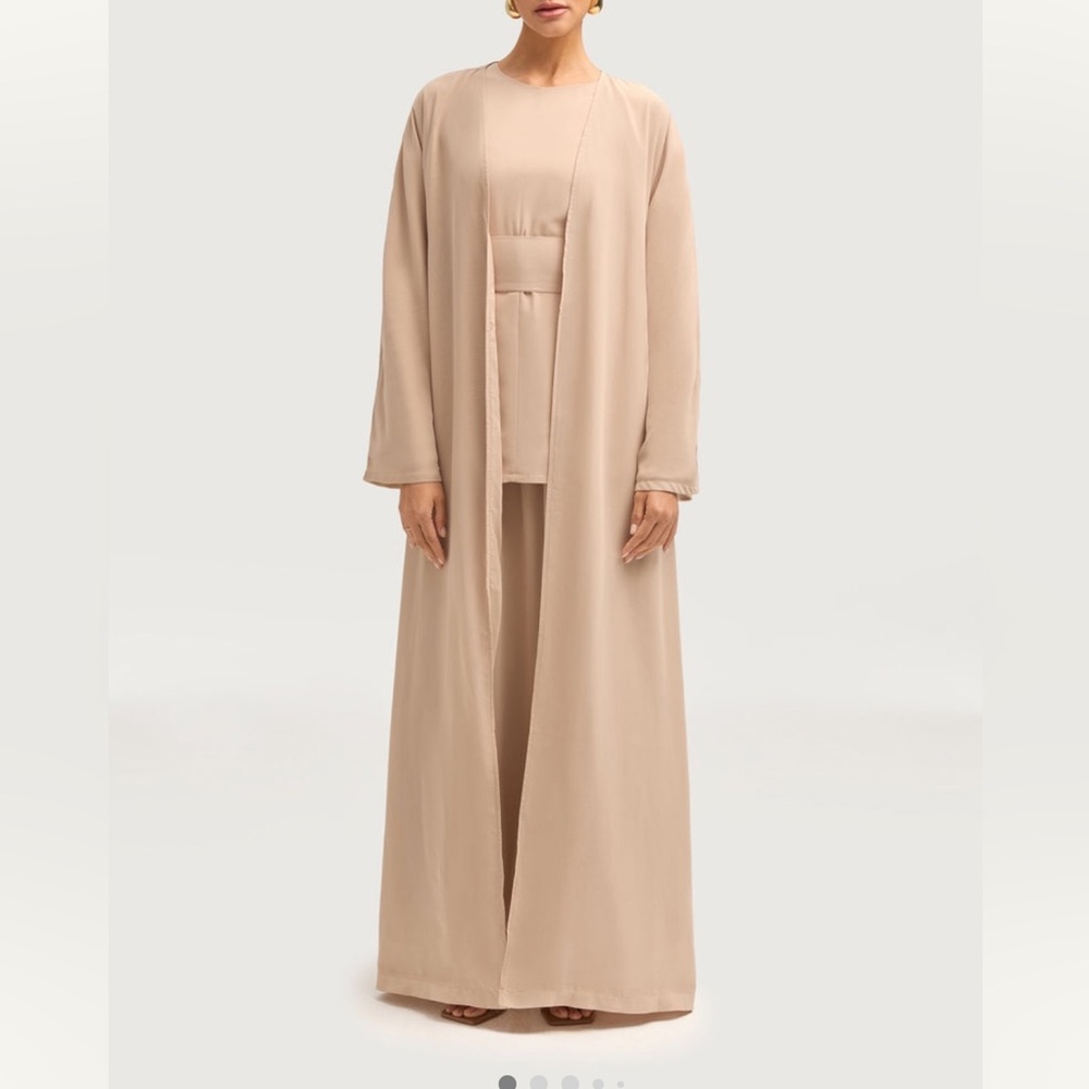 3 piece abaya set veiled collection
